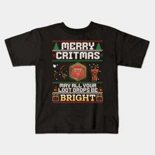 Merry Critmas Archer Kids T-Shirt